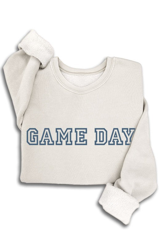 GAME DAY Sweatshirt-White