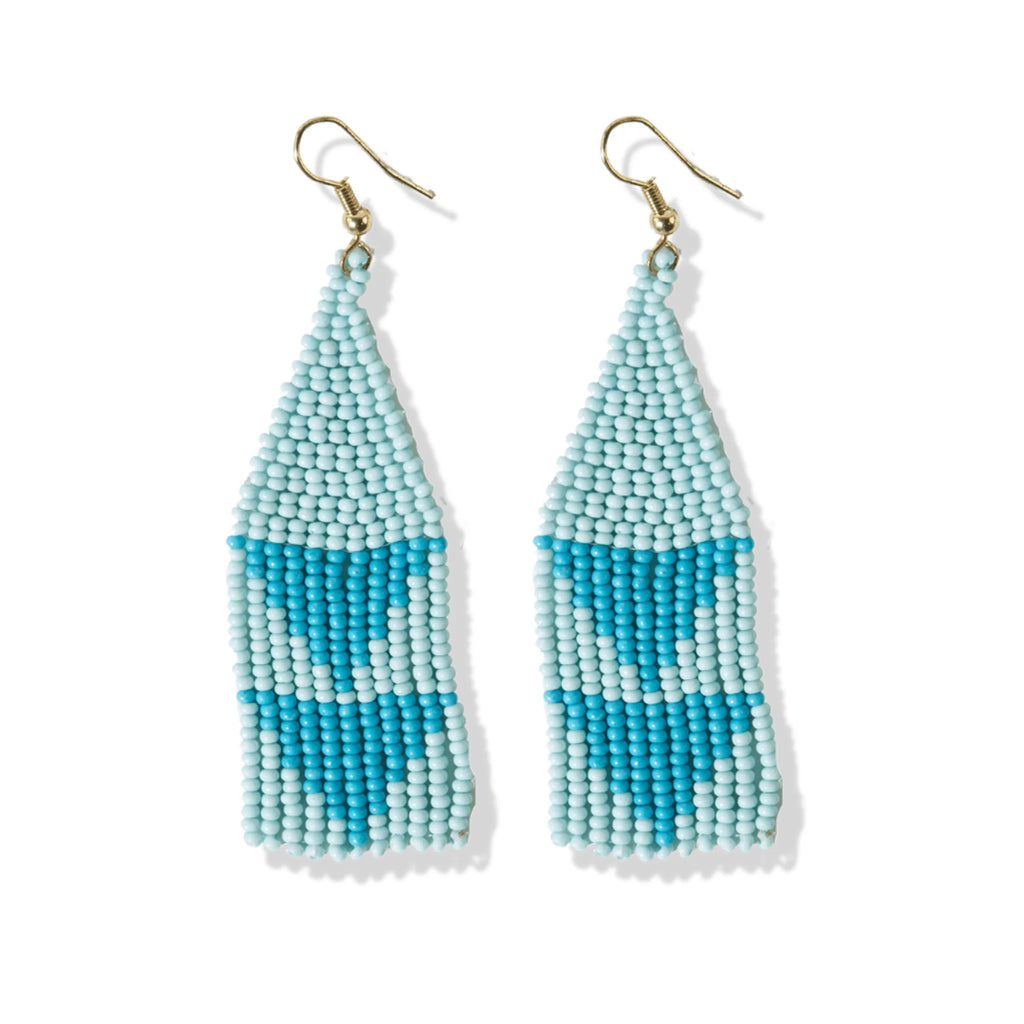 Two-toned Blue Earrings