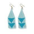 Two-toned Blue Earrings