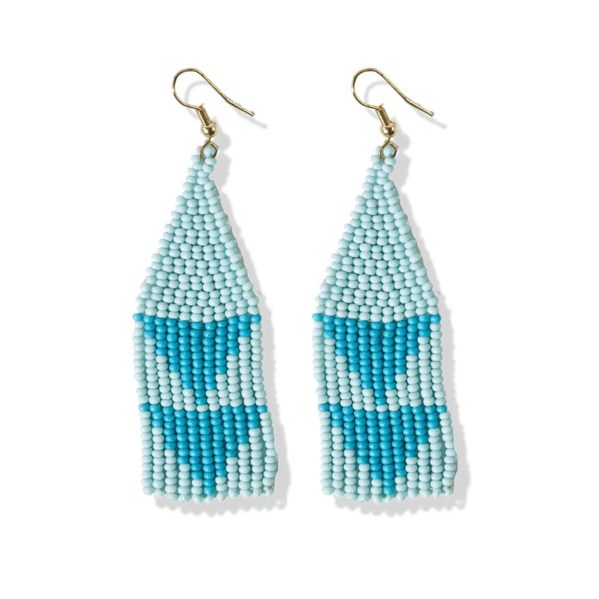Two-toned Blue Earrings
