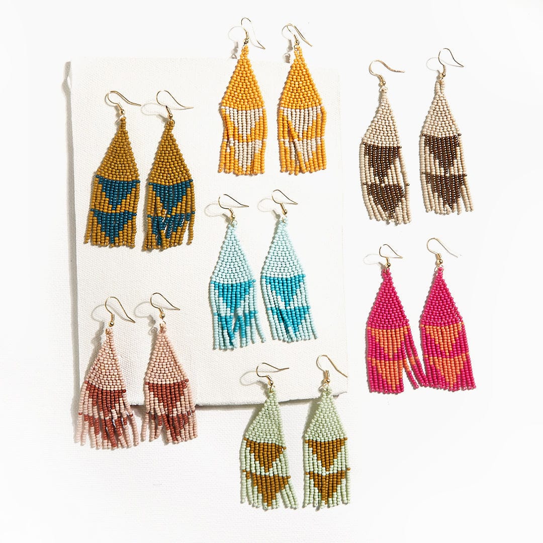 Two-toned Blue Earrings
